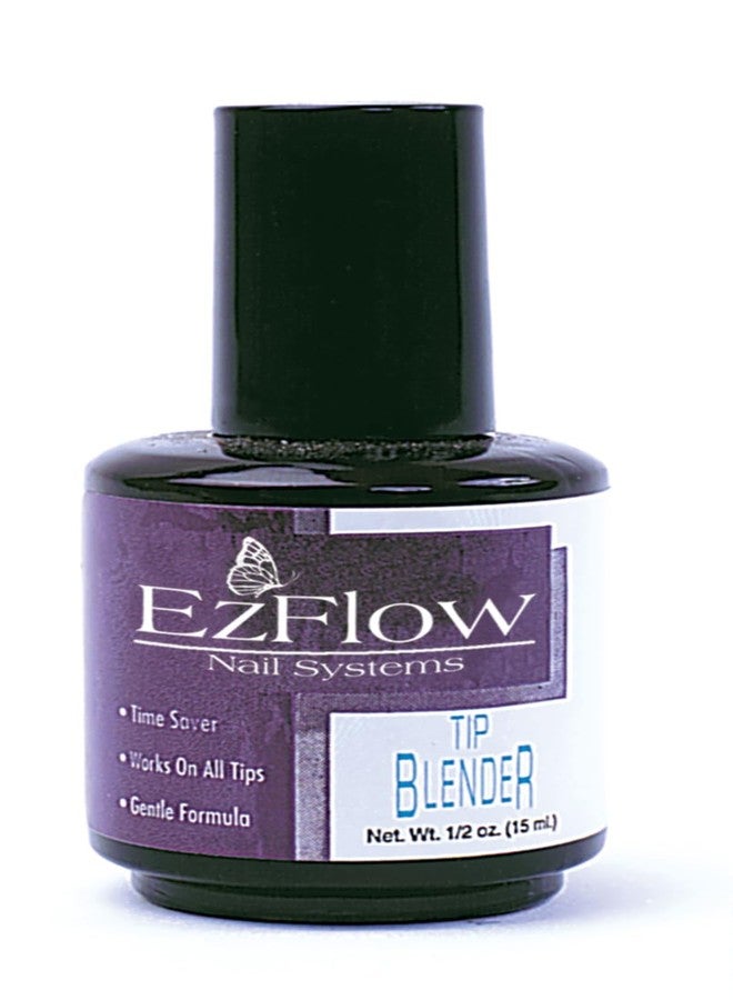 أداة مزج أطراف الأظافر EzFlow - تنعيم الفواصل والحواف للأظافر الاصطناعية، سائل مزج لتحسين مظهر الأظافر بشكل مثالي